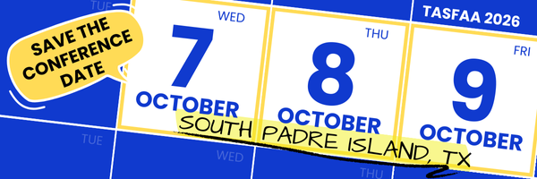 TASFAA Fall Conference Save the Date Website Page Banner